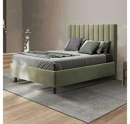 letto velluto verde