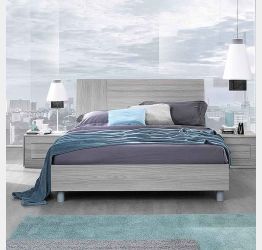 letto grigio matrimoniale economico