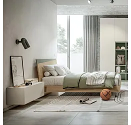 letto rovere ambra