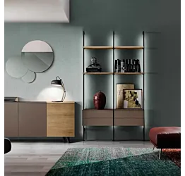 libreria muro cassetti