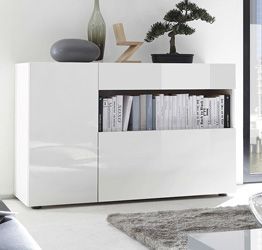 Credenza madia bianco lucido