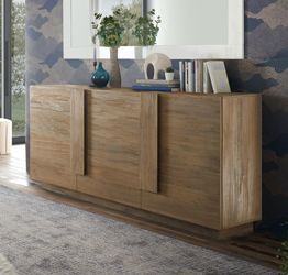 Credenza 3 ante moderna, in finitura Mercure