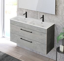 Mobile bagno con doppio lavabo, Jog 39