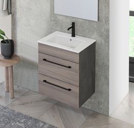 Mobiletto bagno con lavabo L.55, Jog 23