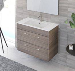 Mobile bagno L.81 con lavabo, Jog 28