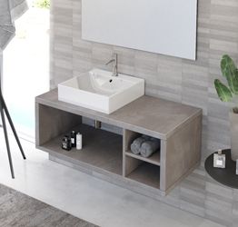 Mobile bagno sospeso L.110 con ripiano, Niagara 36