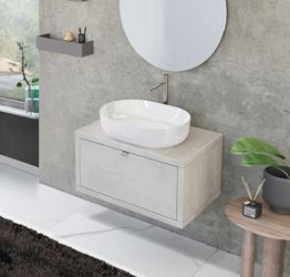 Mobiletto bagno sospeso L.80, Niagara 25