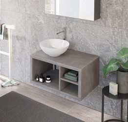 Mobile bagno sospeso L.80 con ripiano, Niagara 27