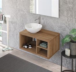 Mobile bagno sospeso L.80 con ripiano, Niagara 29