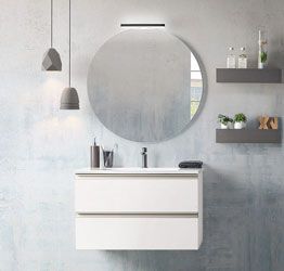 Offerta mobili bagno, mobile con lavabo integrato e  2 cassetti, Havasu 21