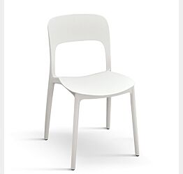 Nuova Sedia in polipropilene Bianco