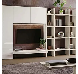 parete bianco legno