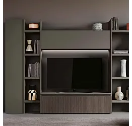 parete con base tv