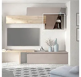 cubo moderno anta inclinata bronzo