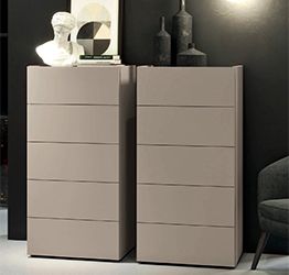 Comodino 2 Cassetti e Ruote con Piano Sollevabile 50x40x50 cm in Legno  Grigio