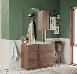 mobile bagno legno moderno