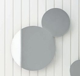Set composto da 2 eleganti specchi rotondi, Made in Italy