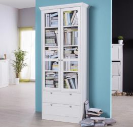 Libreria moderna design rovere Amira2