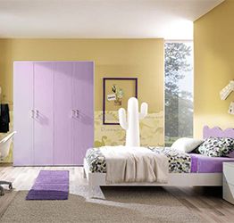 FZ COMPLETO LETTO SINGOLO FUCSIA