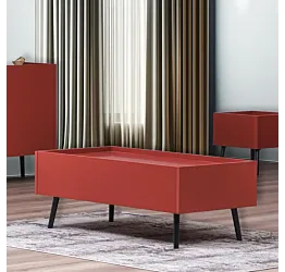 tavolino salotto rosso