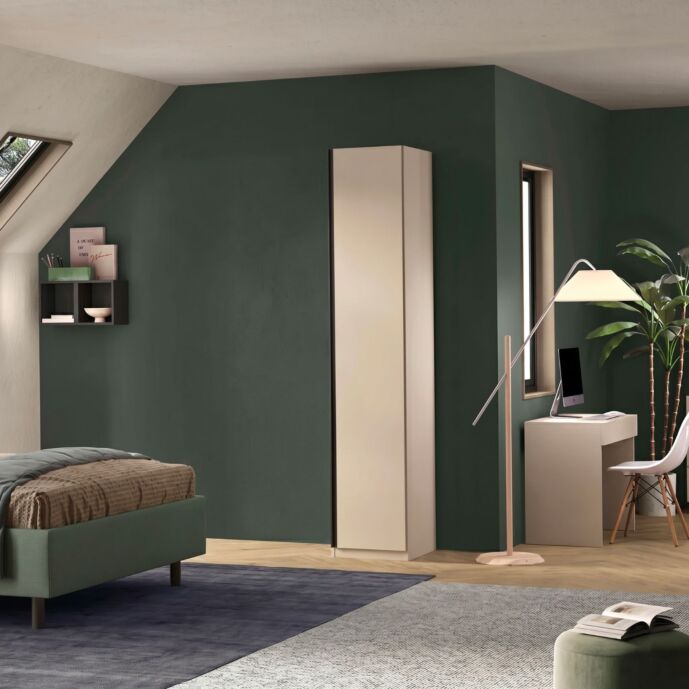 Armadio 1 anta battente di design