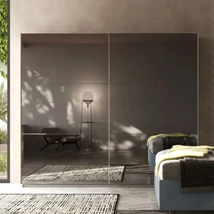 armadio bronzo scorrevole