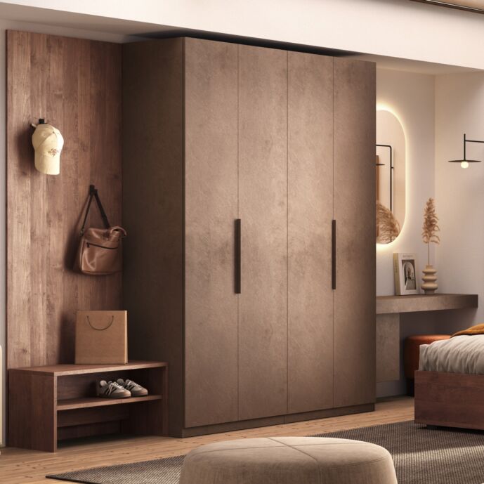 armadio bronzo 4 ante