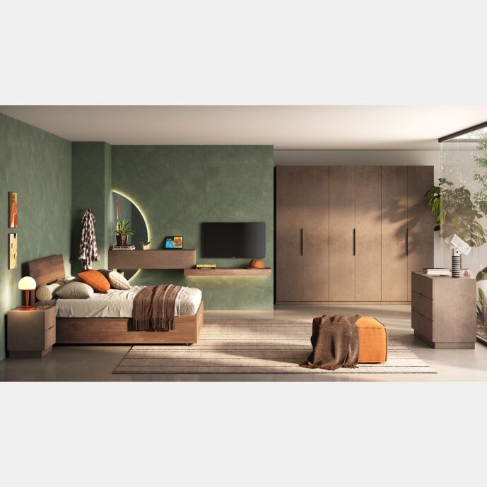 Camera matrimoniale moderna, Bronzo e Mercure