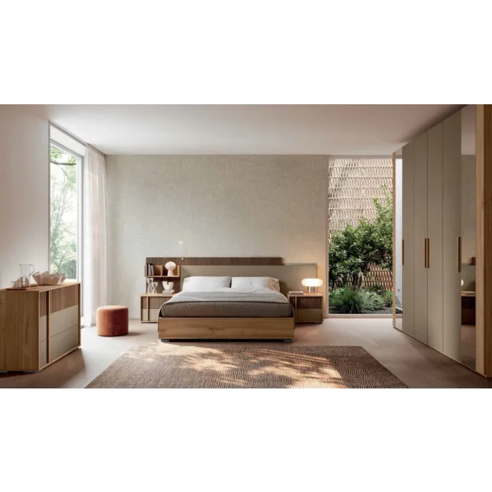 Camera matrimoniale Oro e Cannettato, con armadio battente