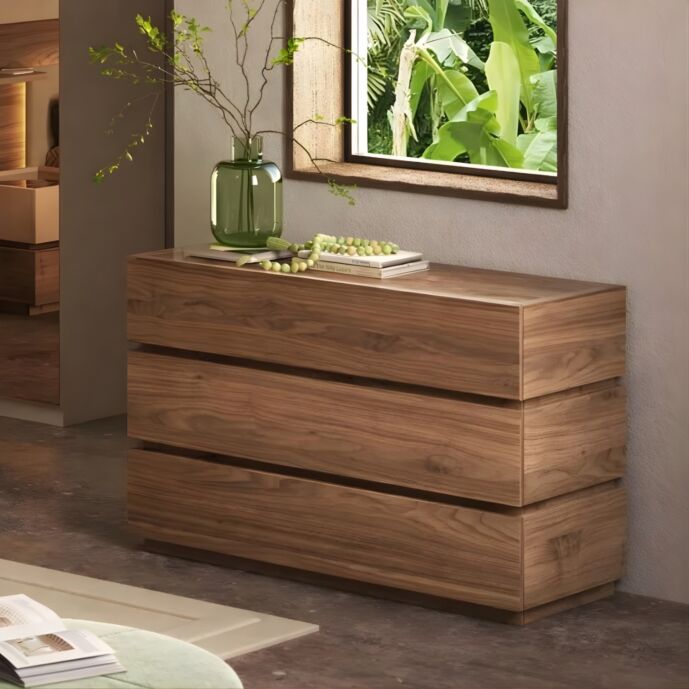 comò noce caramello