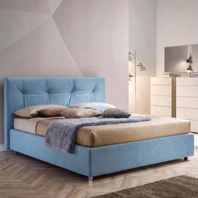letto azzurro moretti