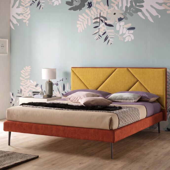 letto arancione moretti