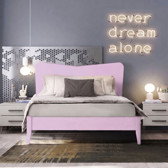 letto rosa ragazza