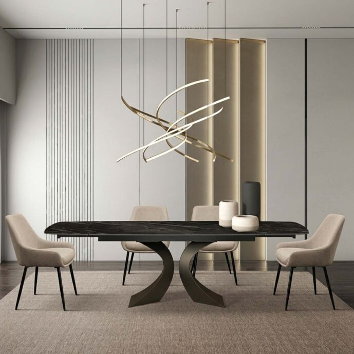 Tavolo allungabile moderno di design 