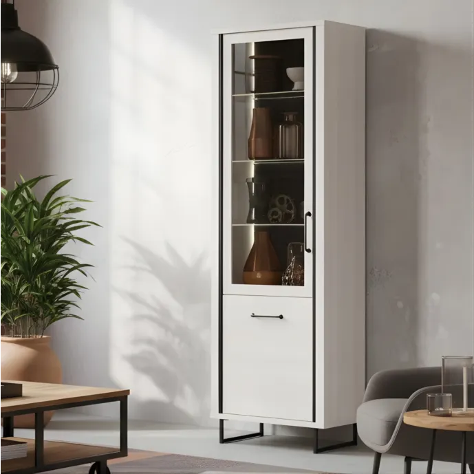 vetrina in stile industriale