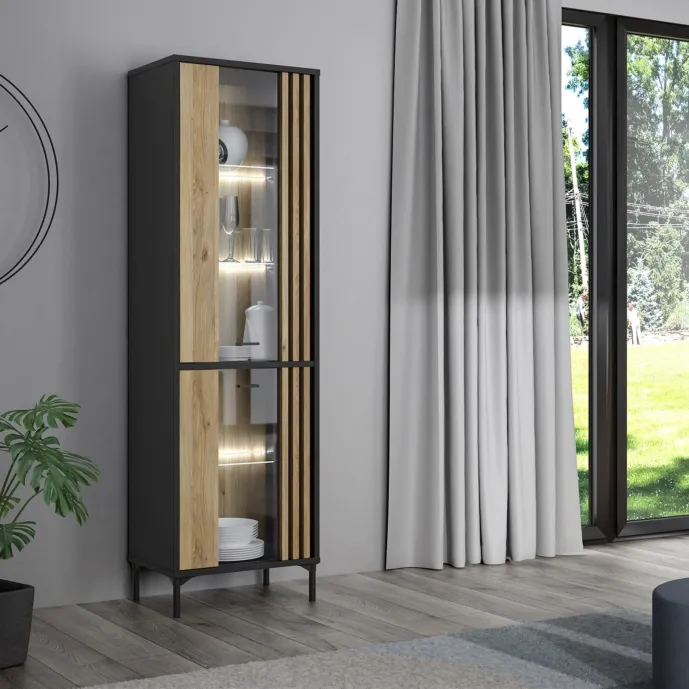vetrina con led