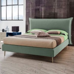 Letto matrimoniale Nathy, king size in finitura Caraibi