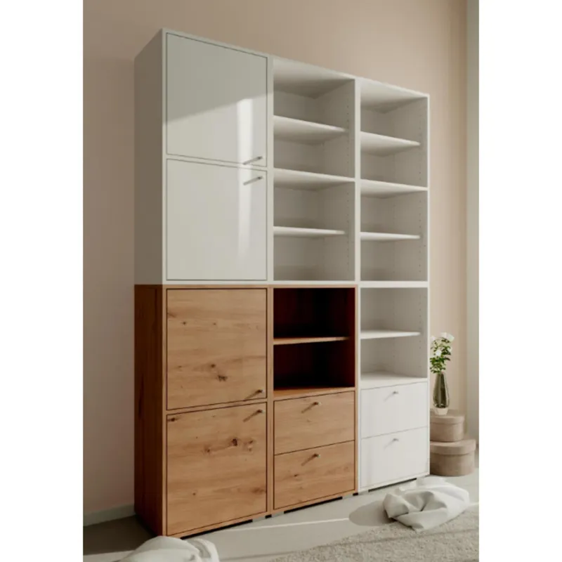 East West Furniture Dublin DLVA3-OAK-C - Set Da 3 Pezzi Composto Da Un 793552