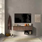 porta tv cannettato sospeso