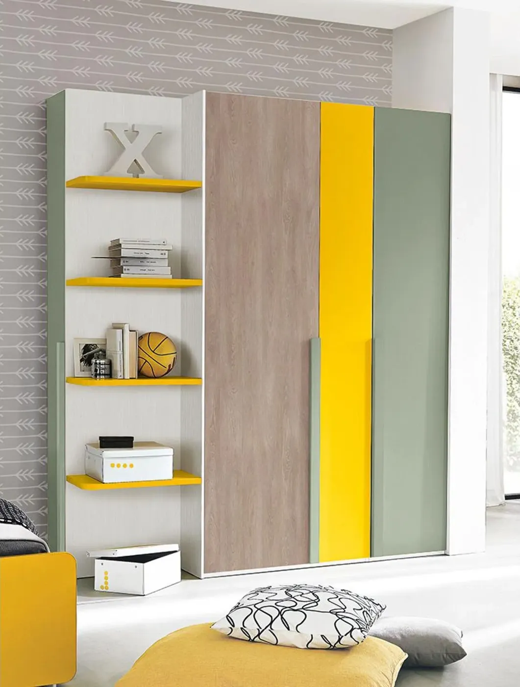Cesto Per Biancheria Con Ruote Seville Classics | Telaio Acciaio, Tela Poliestere, Portata 90 Kg | 46x46x68 Cm, Colore Crema