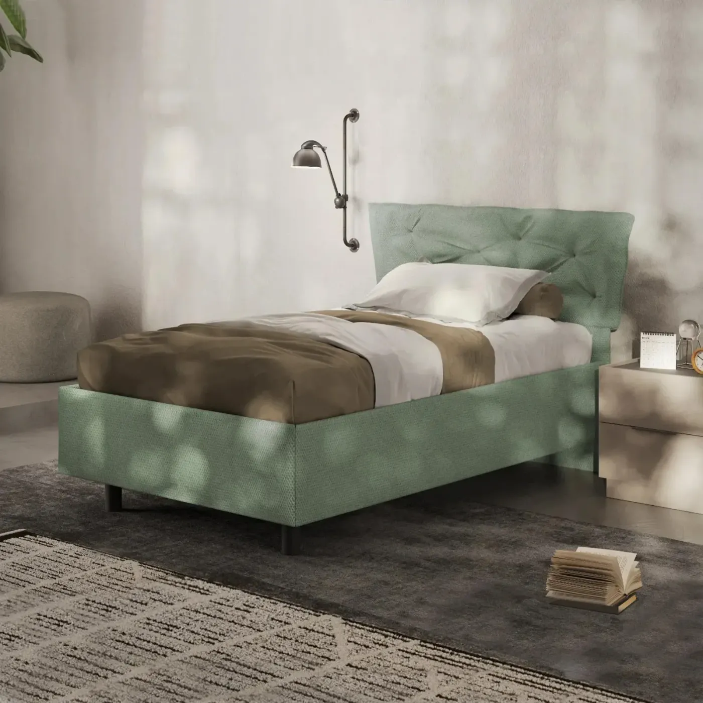 akkialla Set di biancheria da letto per letto singolo, con motivo a