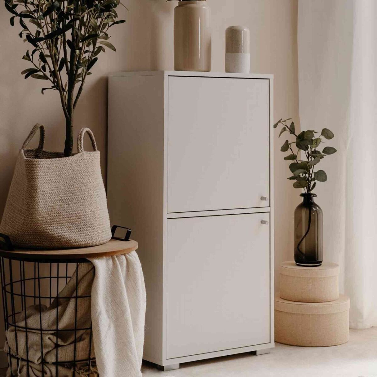 Libreria Scaffale Vela Casaria 77cm - 2 Ripiani Regolabili, Bianco, Per Documenti E Oggetti - Foto 11