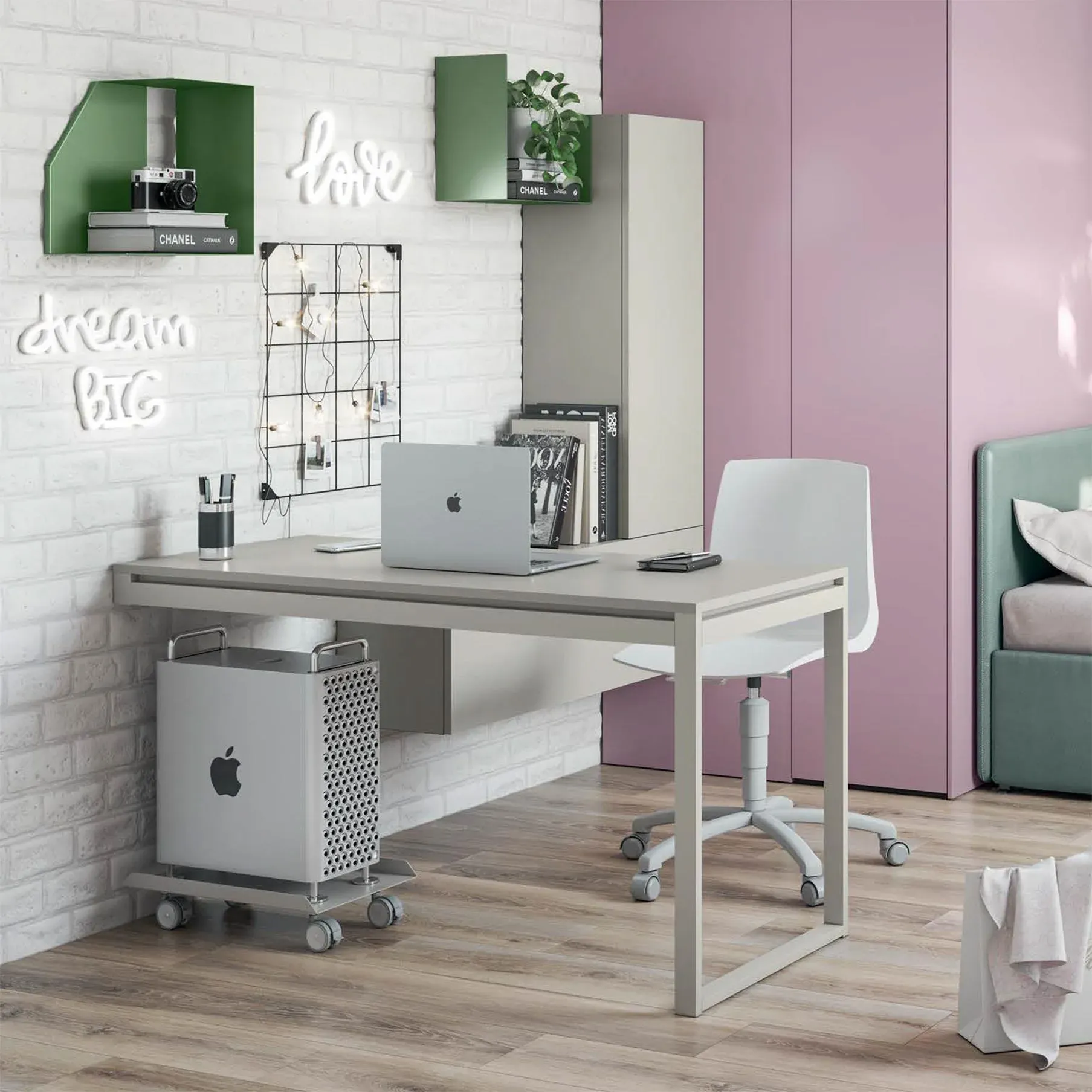 Scrivania Per Computer 180x80cm Tribesigns - Tavolo Ufficio Moderno Con Piano Laminato - Foto 6