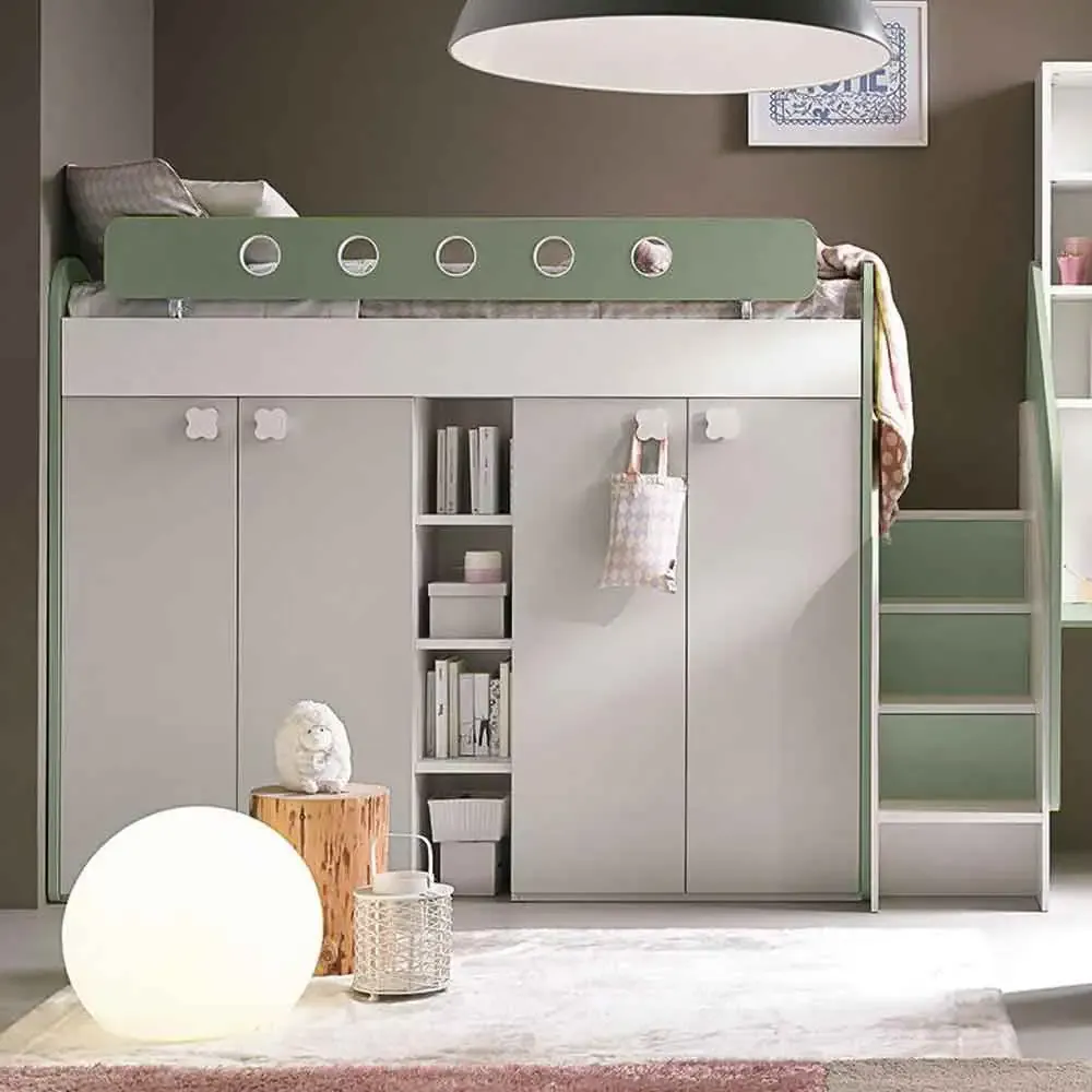 Giotto Letto Sotto Scrivania Sopra Letto Castello Con Cabina