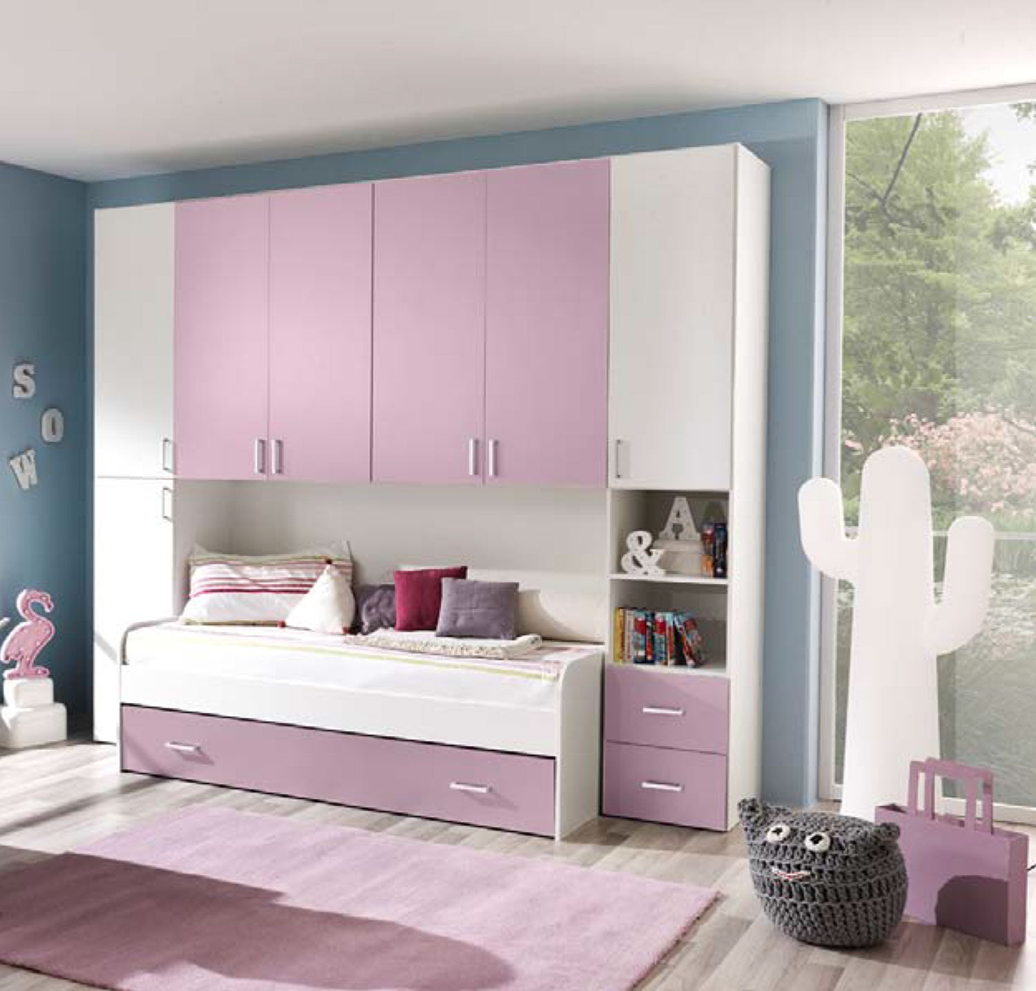 Set di biancheria da letto da 4 pezzi, morbida e delicata sulla pelle