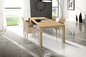 Tavolo allungabile in legno 160x90