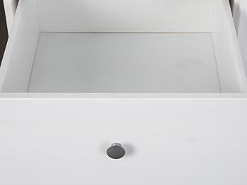 Armadio con 2 ante battenti e 2 cassetti in finitura bianco 