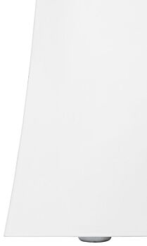 Scarpiera a 2 ante curve bianco laccato lucido, linea arco