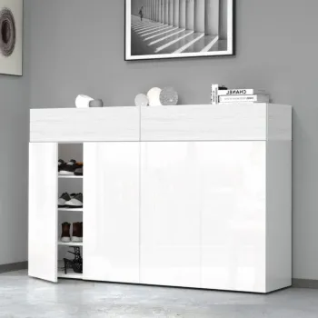 scarpiera bianca 
