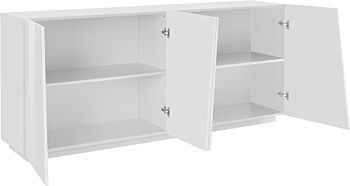 Madia credenza 4 ante bianco lucido